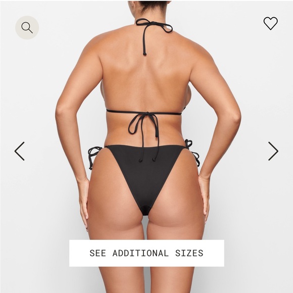 SKIMS SIGNATURE SWIM
DIPPED TIE BOTTOM - Picture 2 of 9